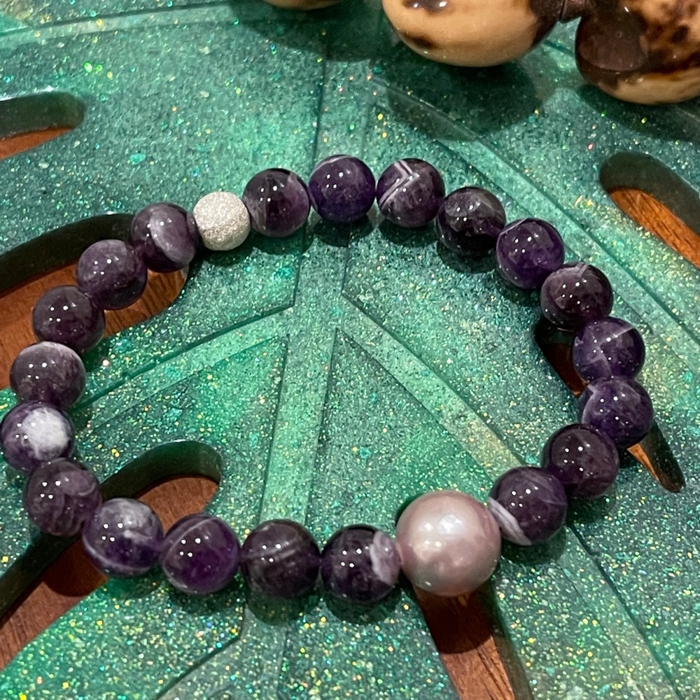 Genuine Edison Pearl Stretch Bracelet Handmade in Hawaii 🌺